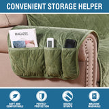 Premium Non-Slip Velvet Sofa Cover – Soft Plush Couch Protector for Pets, Kids & Everyday Use .