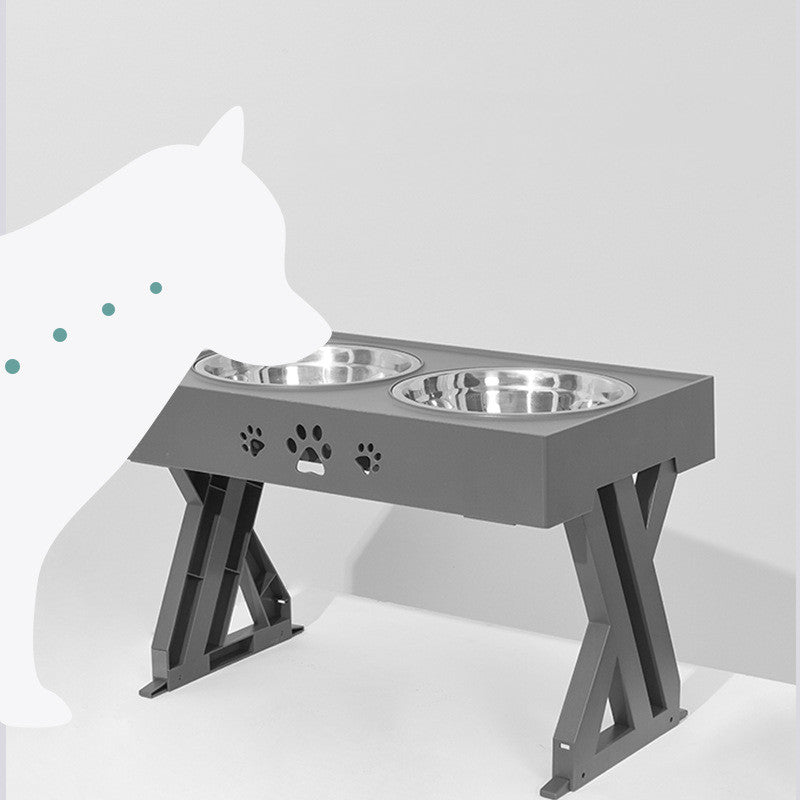 Stainless Steel Abs Adjustable Dog Bowls