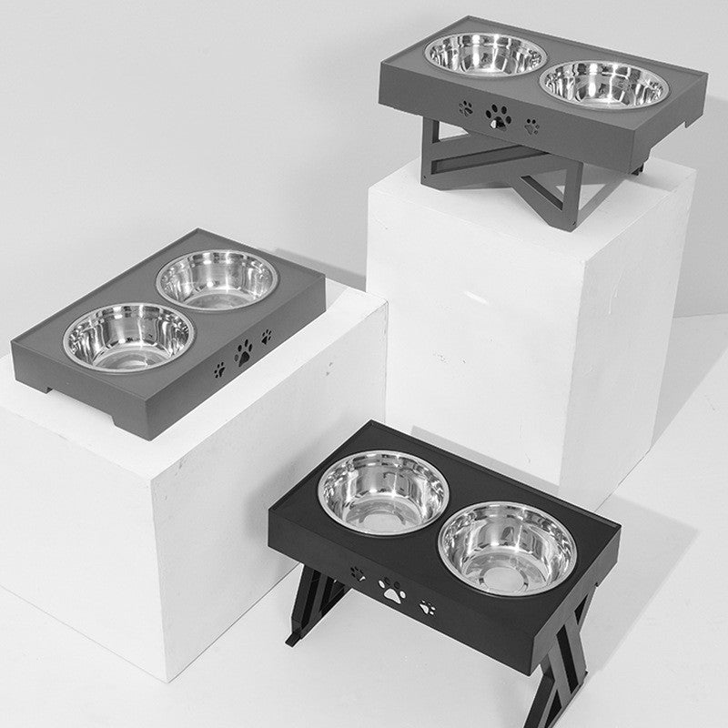 Stainless Steel Abs Adjustable Dog Bowls
