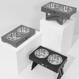 Stainless Steel Abs Adjustable Dog Bowls