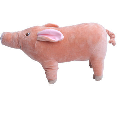 Plush Pig Dog Toy