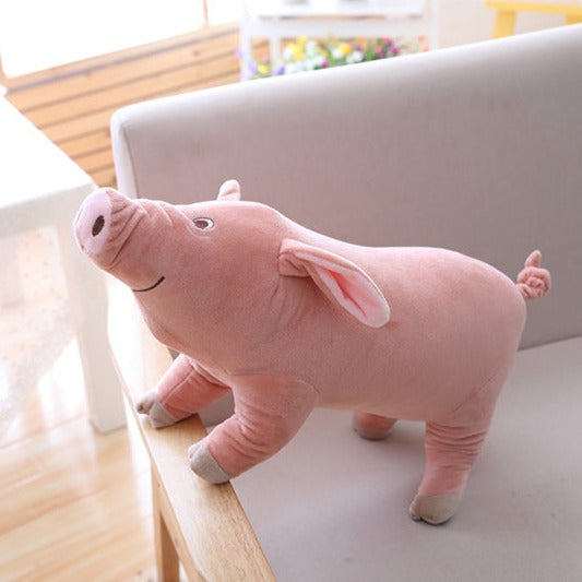 Plush Pig Dog Toy