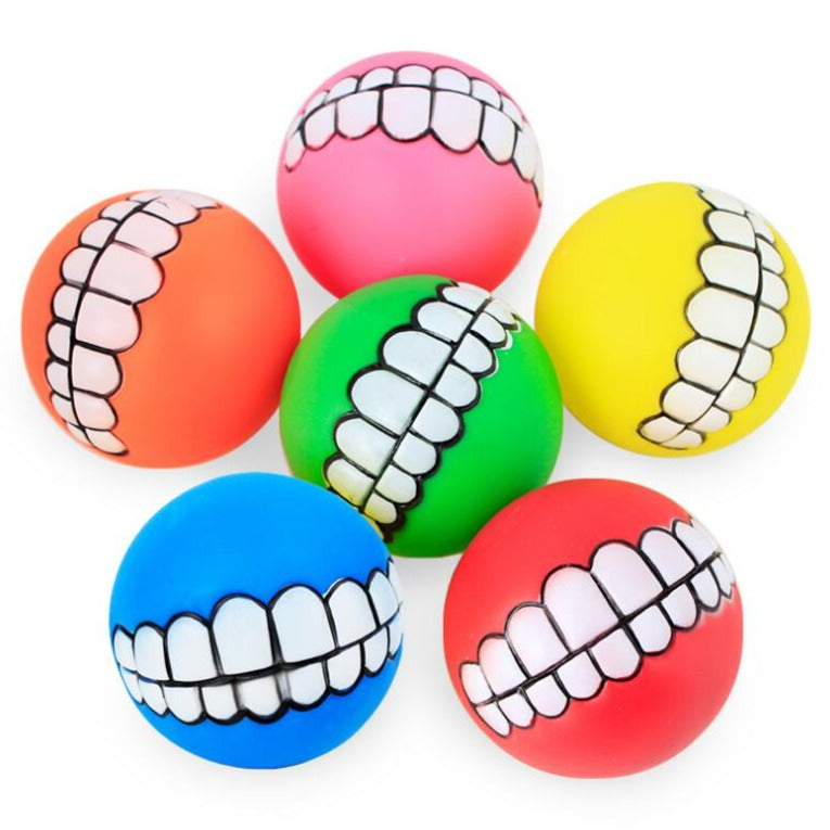 Funny Tooth Dog Ball