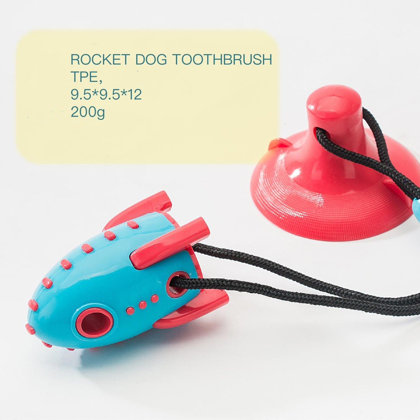 Rocket Tug Dog Toy