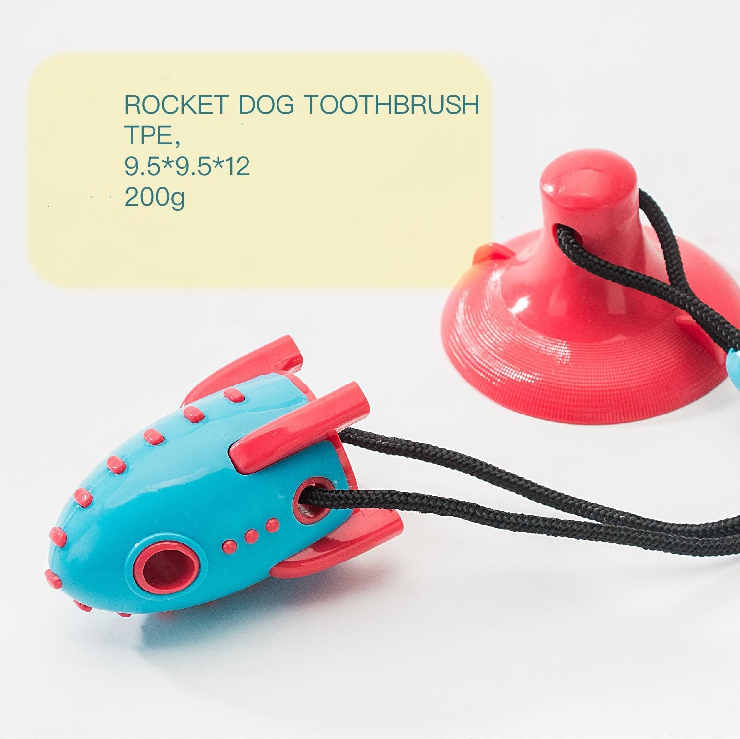 Rocket Tug Dog Toy