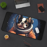 Astronaut Dog Desk Mat - Fun Pet-Themed Office Decor