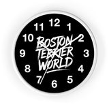 Boston Teixeira World Wall Clock - Urban Modern Decor for Home & Office