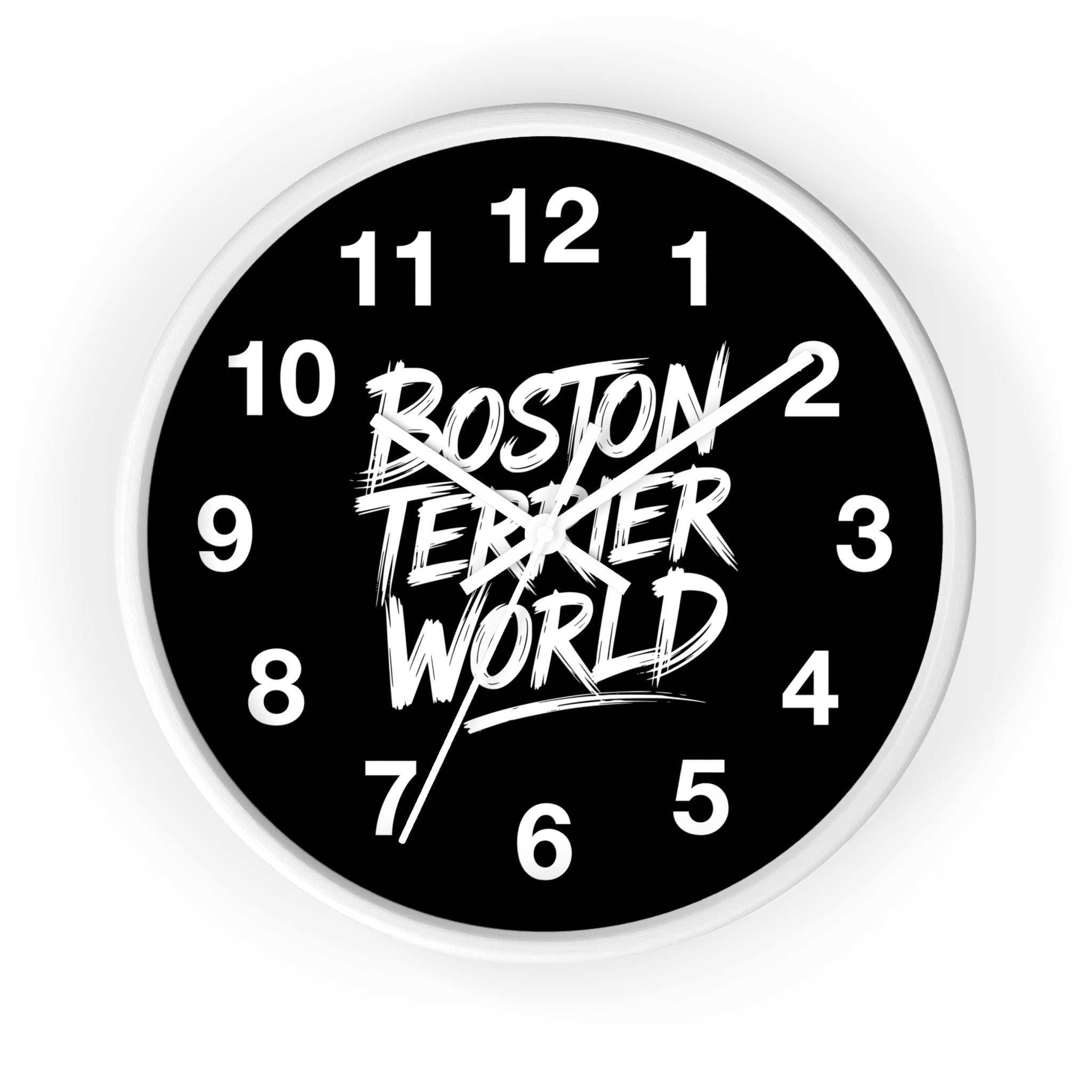 Boston Teixeira World Wall Clock - Urban Modern Decor for Home & Office