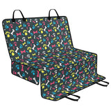 Colorful Small Paws & Bones Car Pet Seat Covers