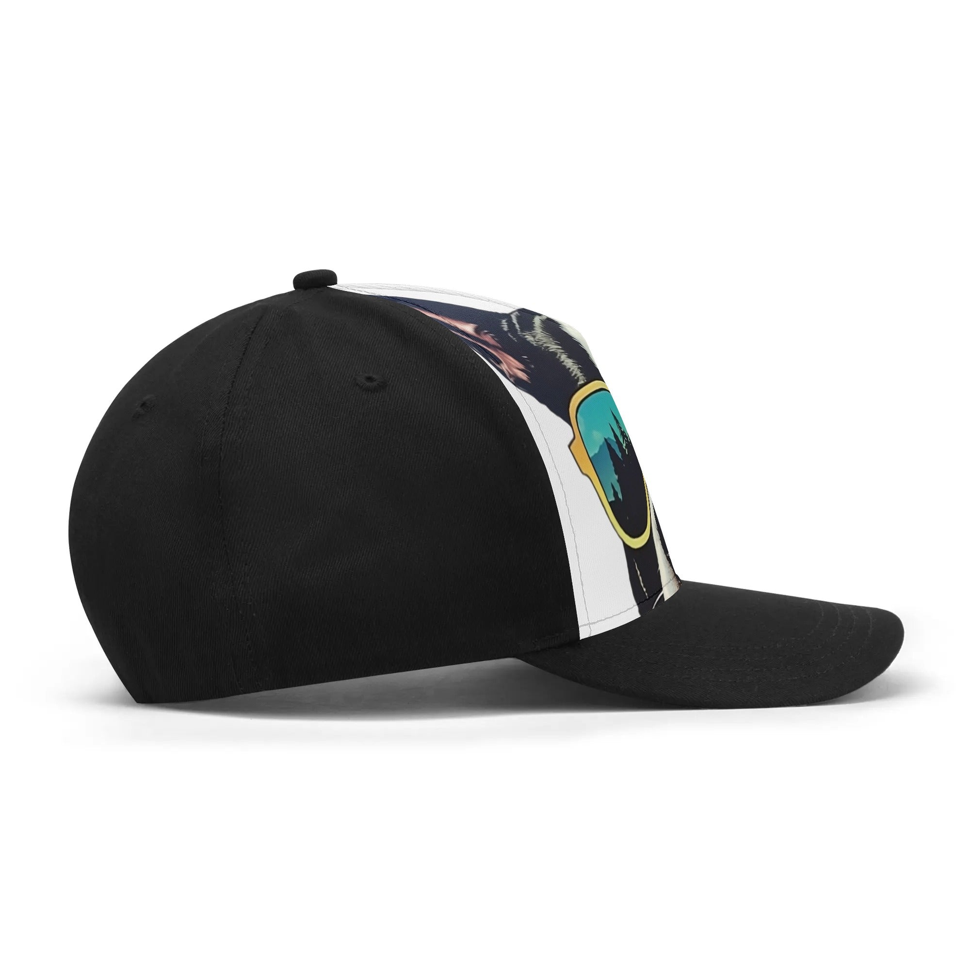 Boston Terrier Dog Sunglasses Forest Baseball Cap