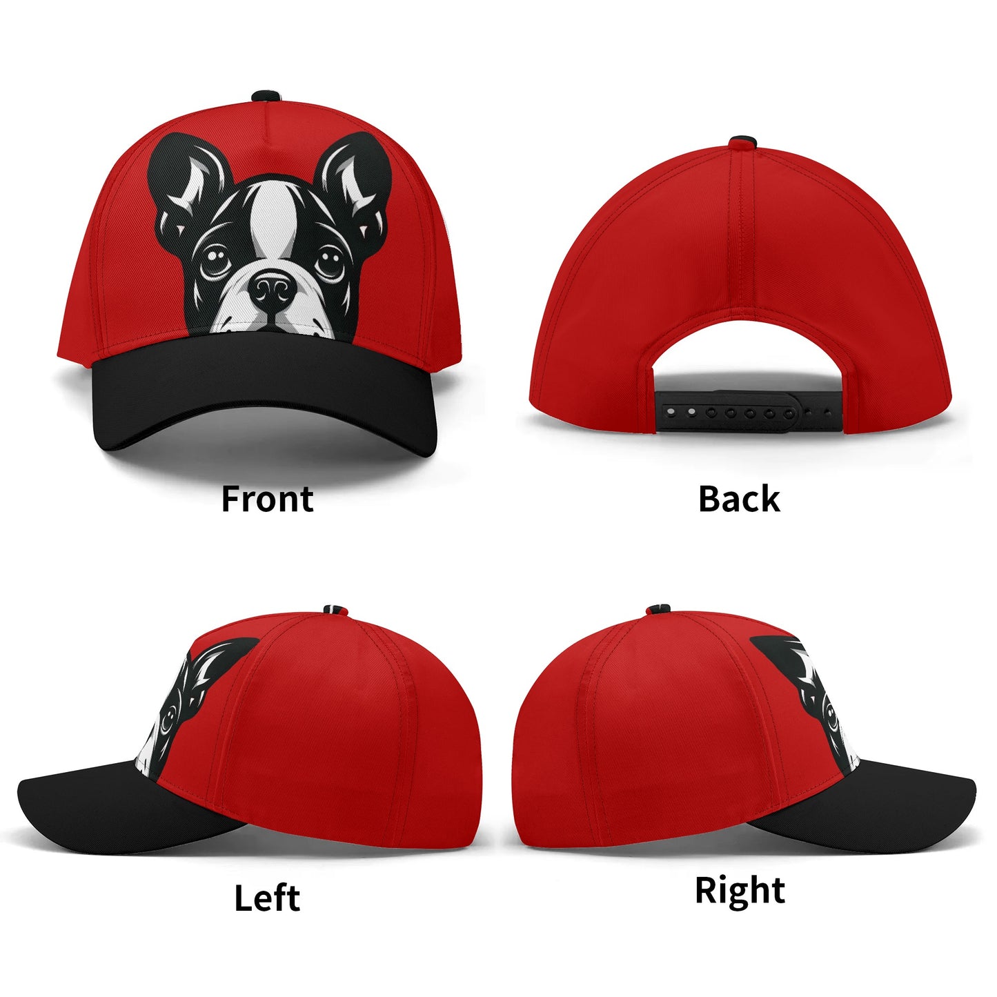 Oliver - Baseball Cap for Boston Terrier Lovers