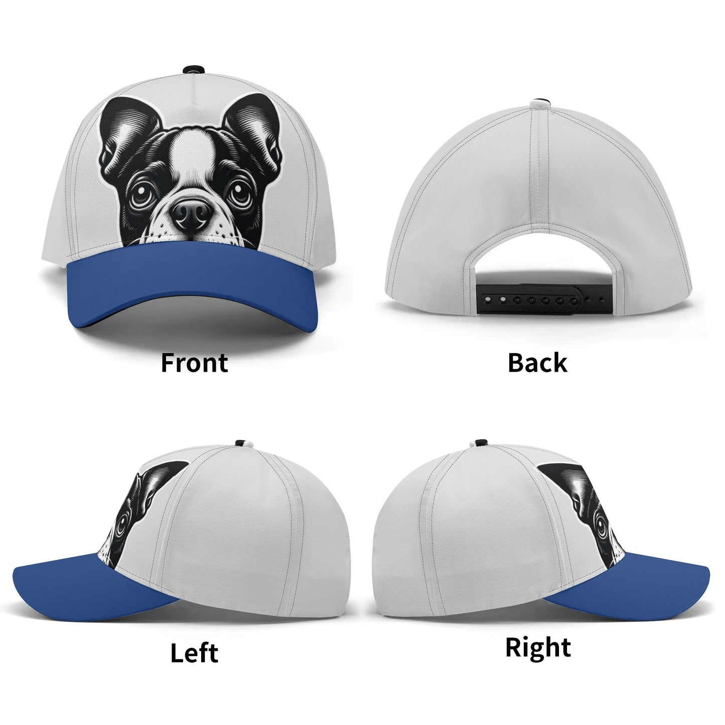 Milo - Baseball Cap for Boston Terrier Dog Owners