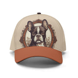 Winston - Vintage-Inspired Baseball Cap For Red Brown Boston Terrier Dog Lovers .