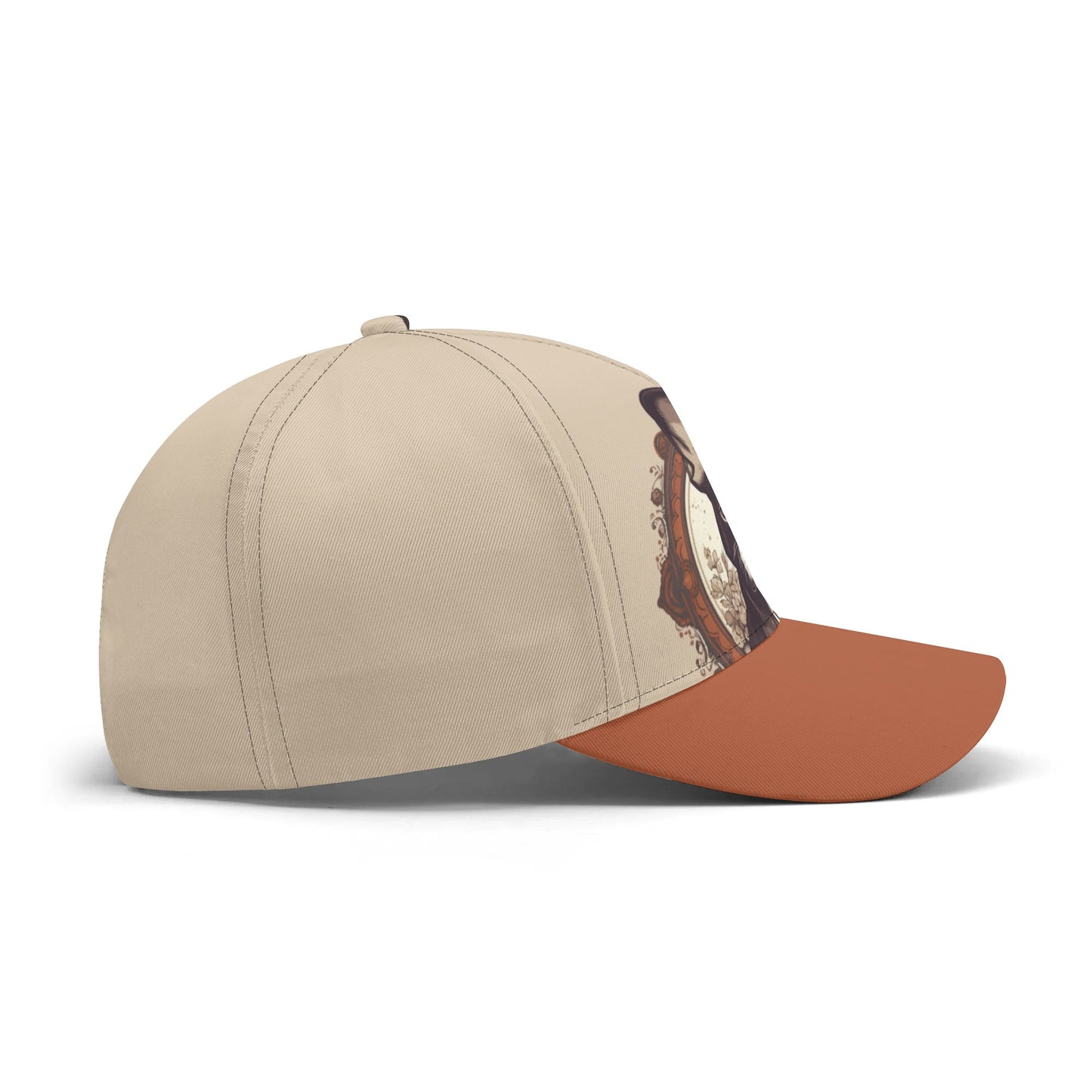 Winston - Vintage-Inspired Baseball Cap For Red Brown Boston Terrier Dog Lovers .