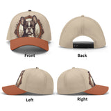Winston - Vintage-Inspired Baseball Cap For Red Brown Boston Terrier Dog Lovers .
