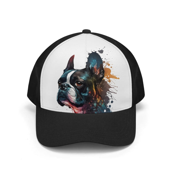 Boston Terrier Dog Art Baseball Cap