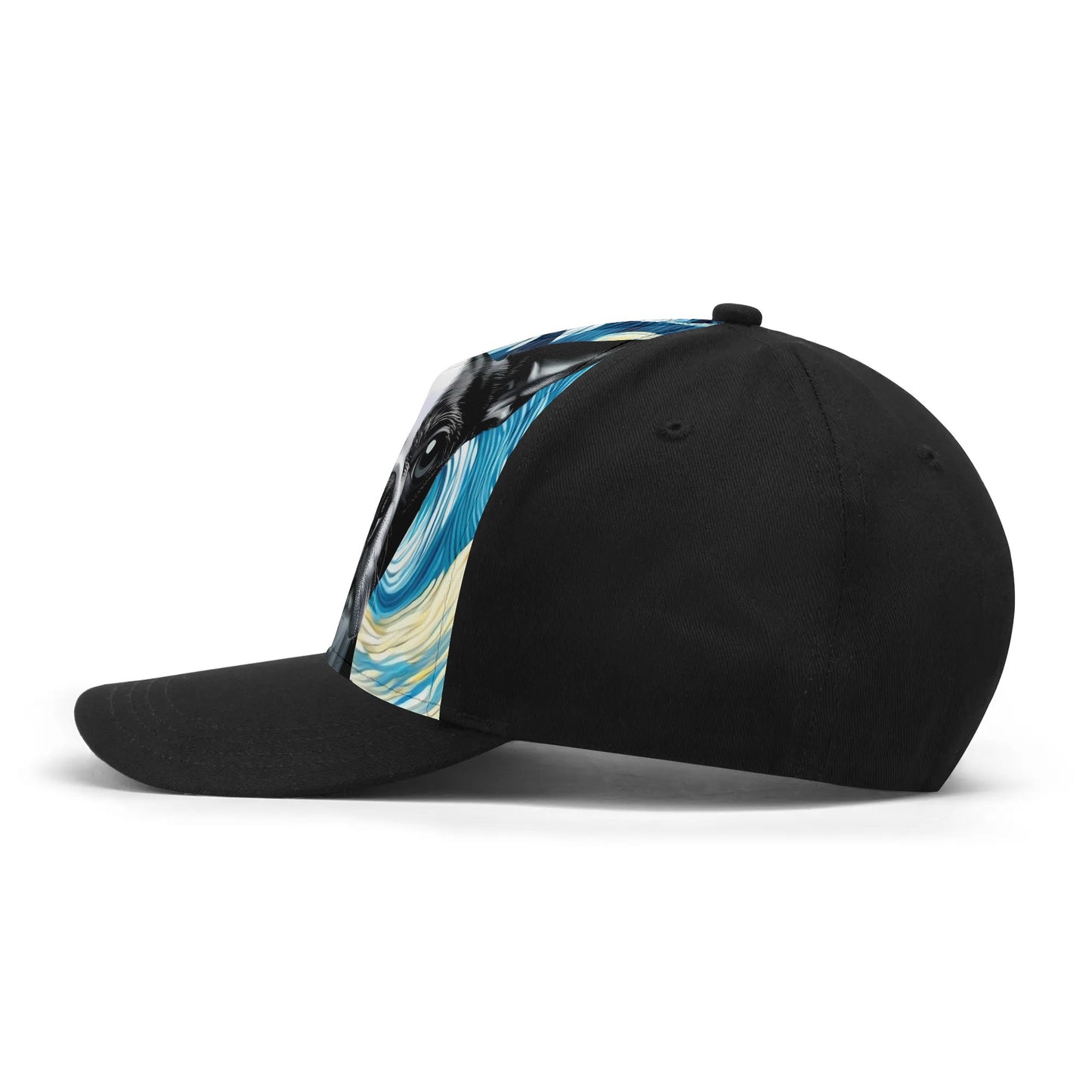 Starry Night - Boston Terrier Baseball Cap