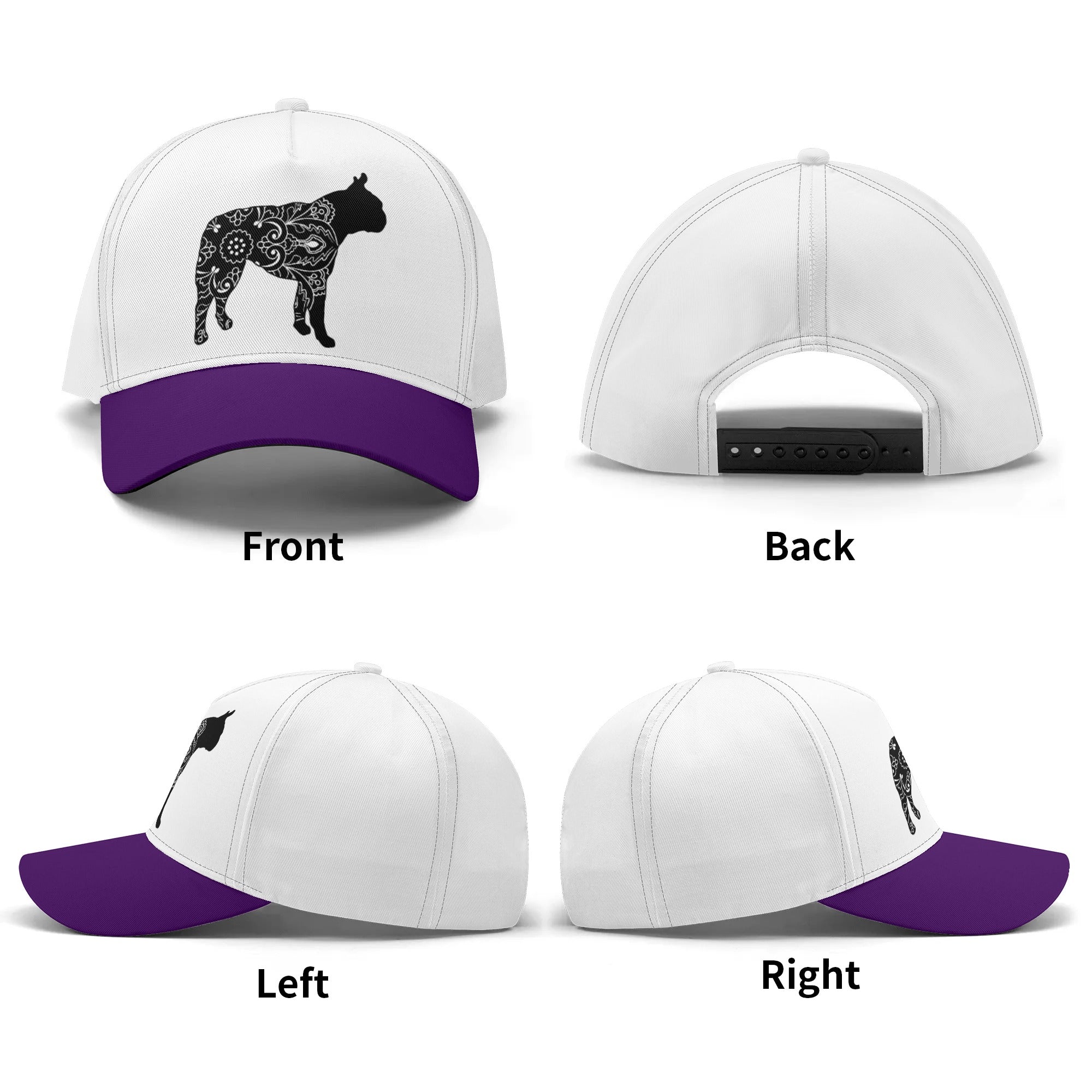 Mandala - Baseball Cap for Boston Terrier Lovers