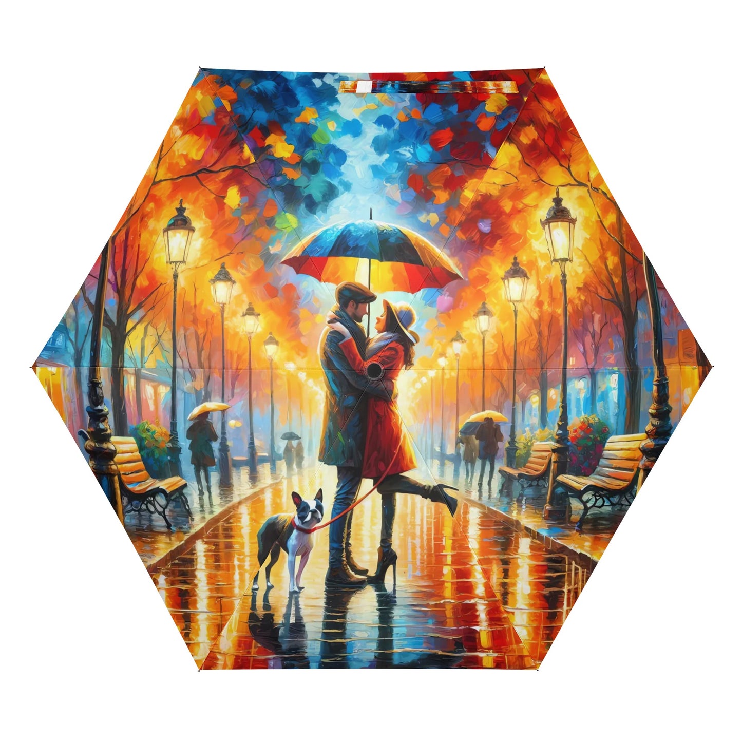 Rainy Embrace Lightweight Auto Open & Close Umbrella