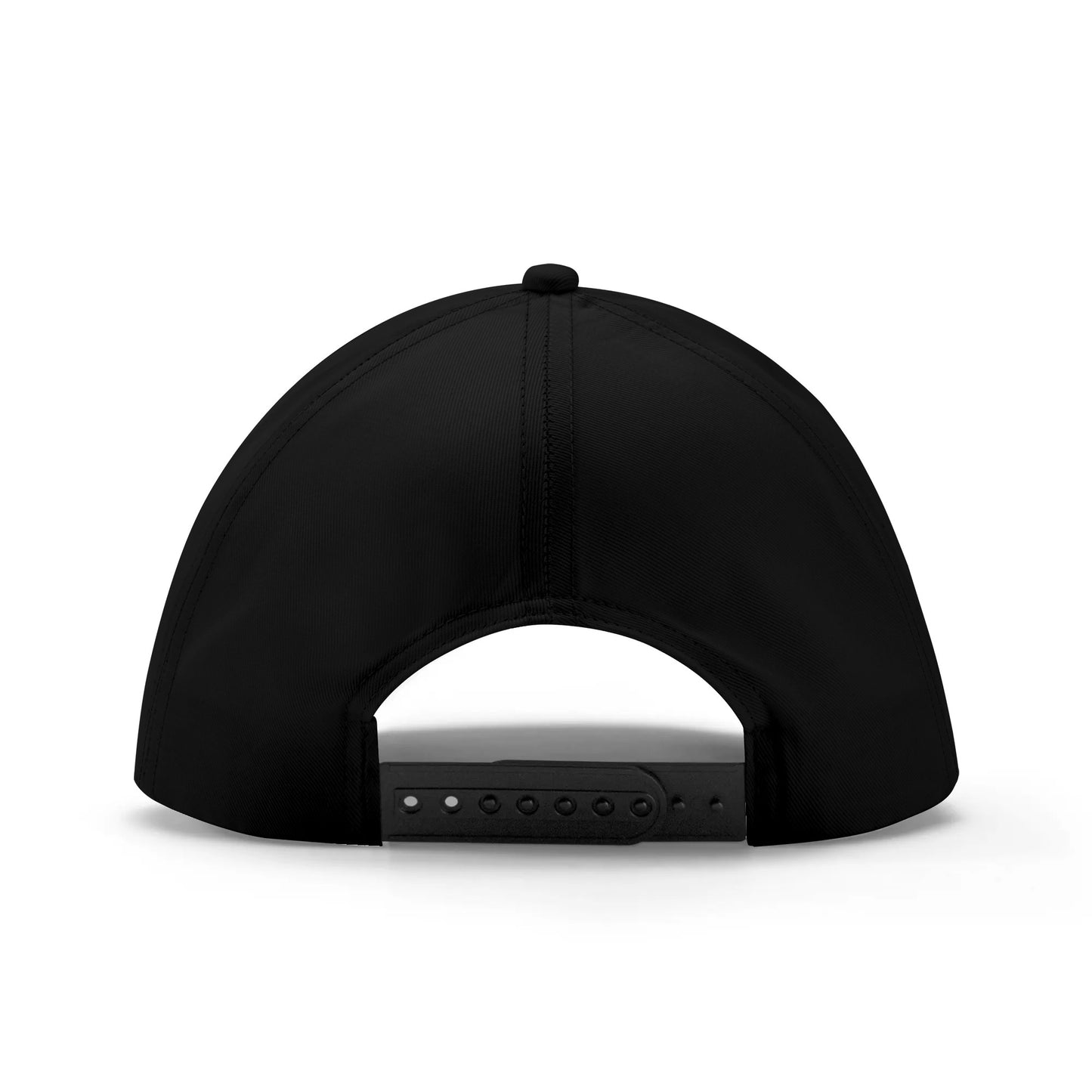 Boston Terrier Dog Sits - Black And White Baseball Cap