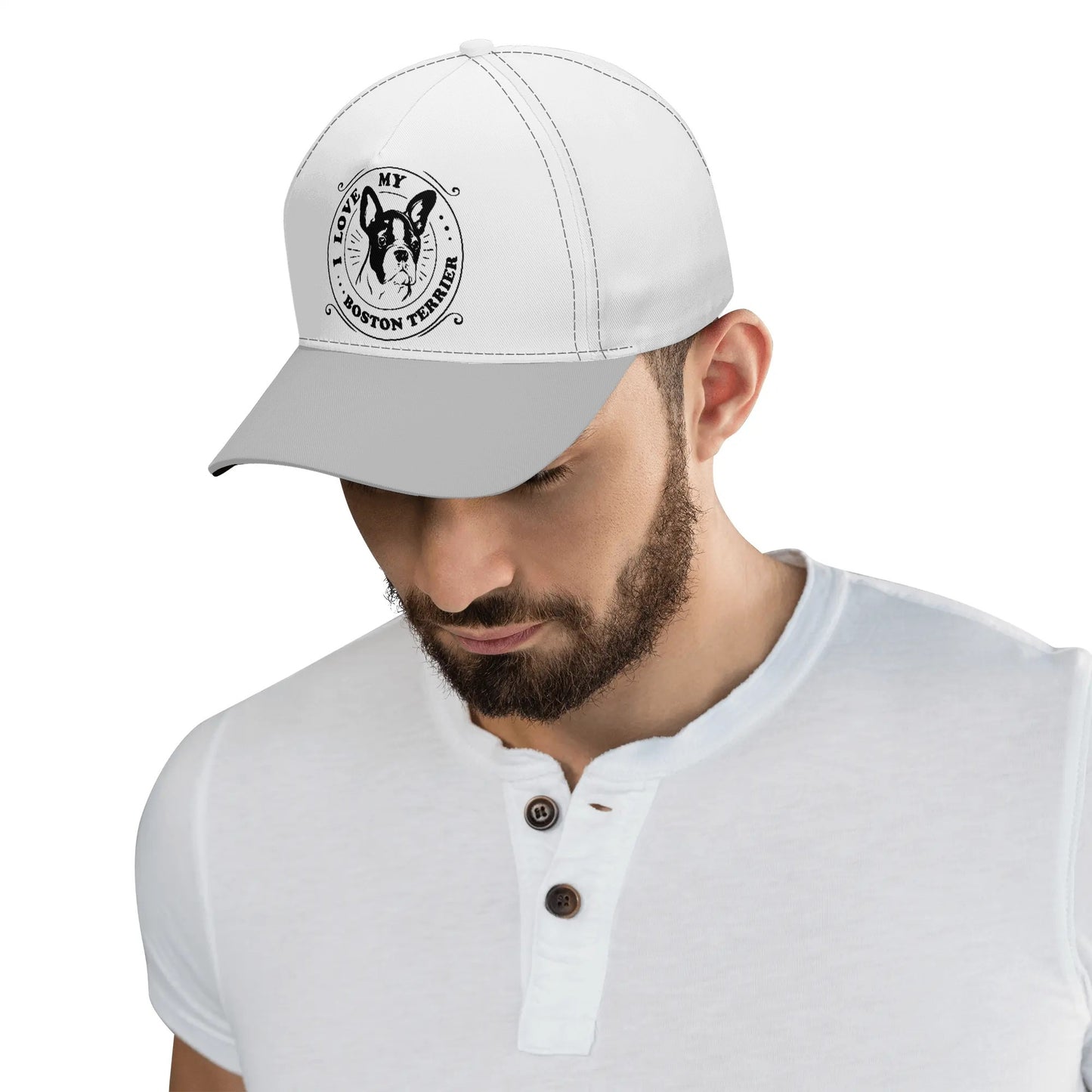 I Love My Boston Terrier - Baseball Cap for Boston Terrier Lovers