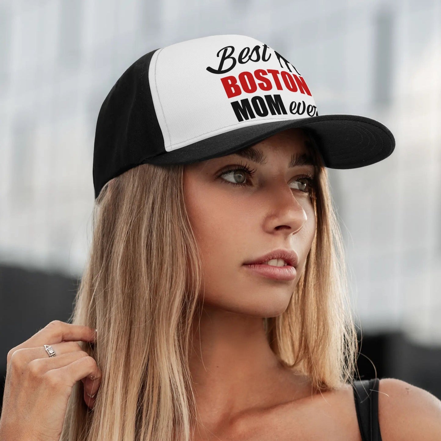 Best Boston Mom Ever - Baseball Cap for Boston Terrier Moms