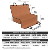 Brown Car Pet Seat Cover