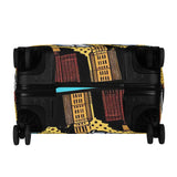 Comic Book-Style Boston Terrier Polyester Luggage Cover