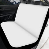 Line Drawn Boston Terrier Dog White Car Seat Cover Set (Set of 4)