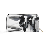 Japanese-Inspired Ink Wash Painting PU Leather Wallet for Women