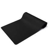 Custom Name with Boston Terrier Silhouette Rectangle Rubber Mouse Mat Pad - Black
