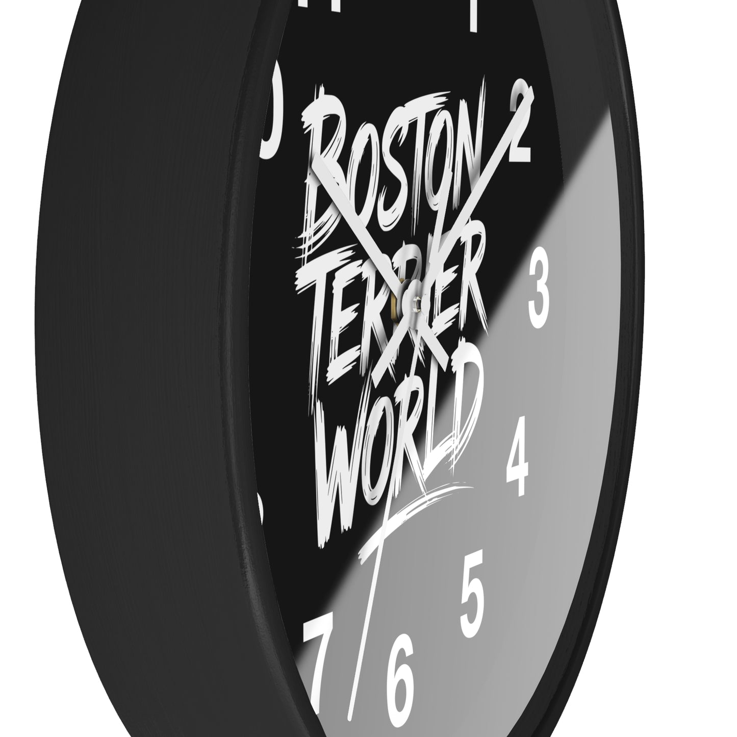 Boston Teixeira World Wall Clock - Urban Modern Decor for Home & Office
