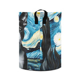 Starry Night - Boston Terrier Laundry Basket/ Storage Bag