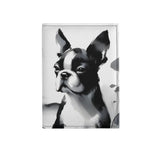 Japanese-Inspired Ink Wash Painting PU Leather Passport Case Business Name ID Card Holder