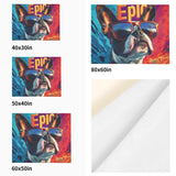 Epic Boston Terrier Dog Flannel Blanket