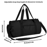 Personalized Sports Luggage Bag Gym Bag Duffle Bag - Big Ears With Boston Terrier Name