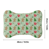 Gingerbread Man & Xmas Tree Pet Mat Rug