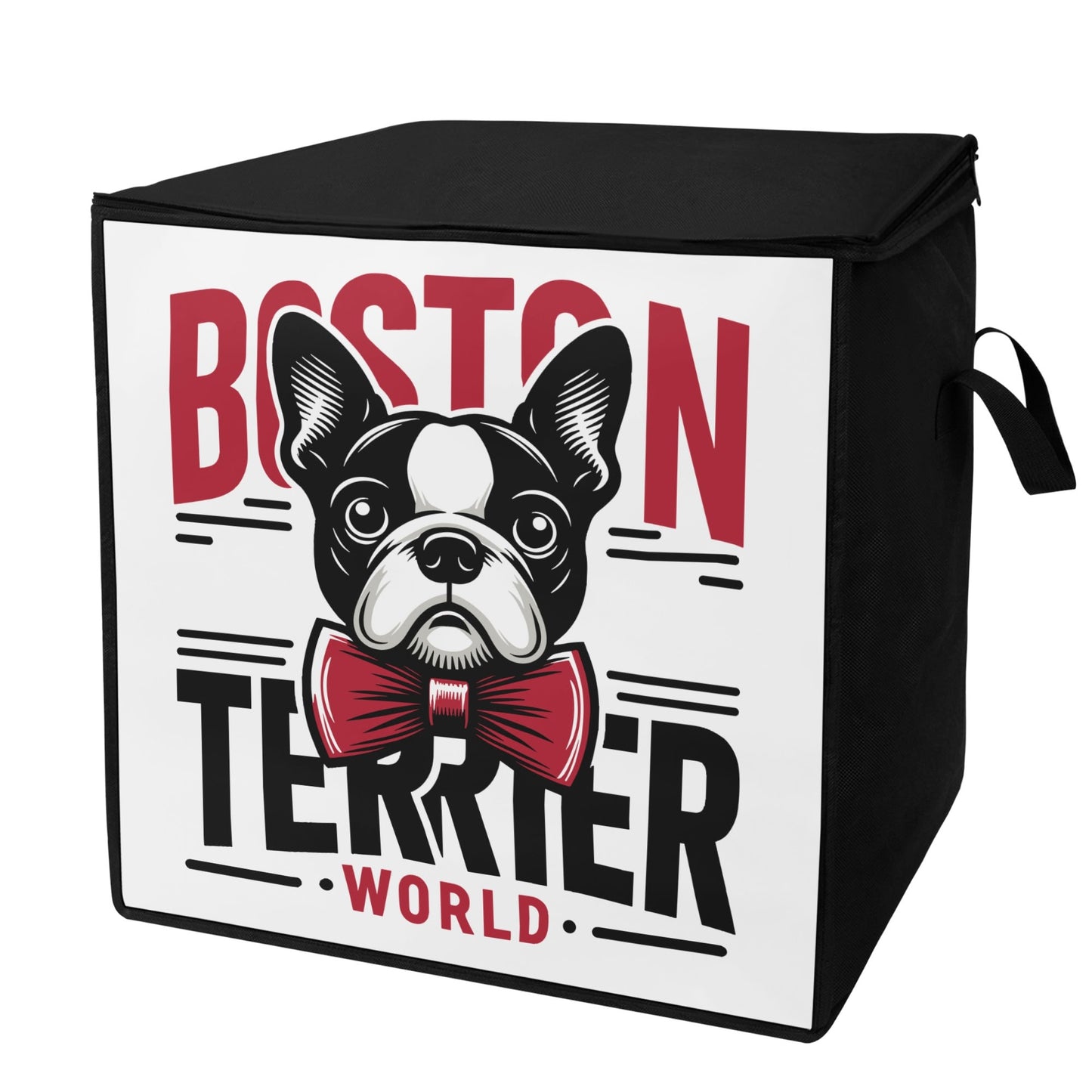 Boston Terrier World Storage Box Bag