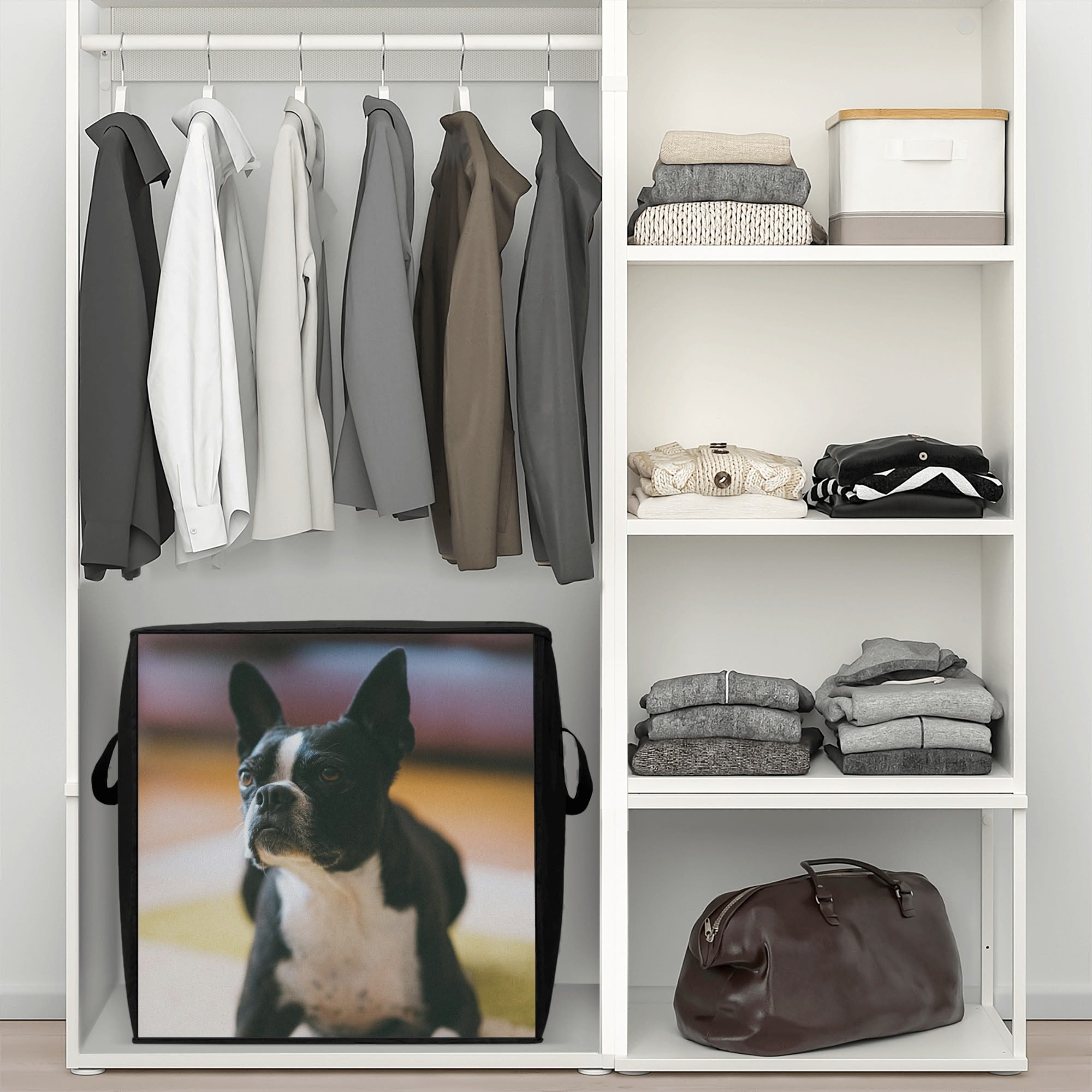 Custom Storage Box Bag Using Dog Photo