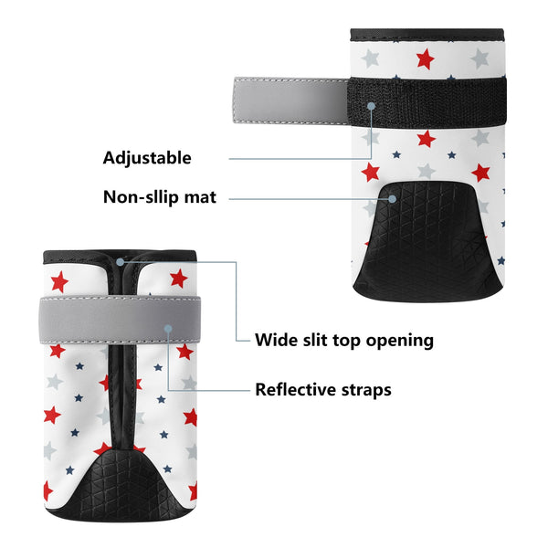 Stars Non Slip Polyester Dog Shoes