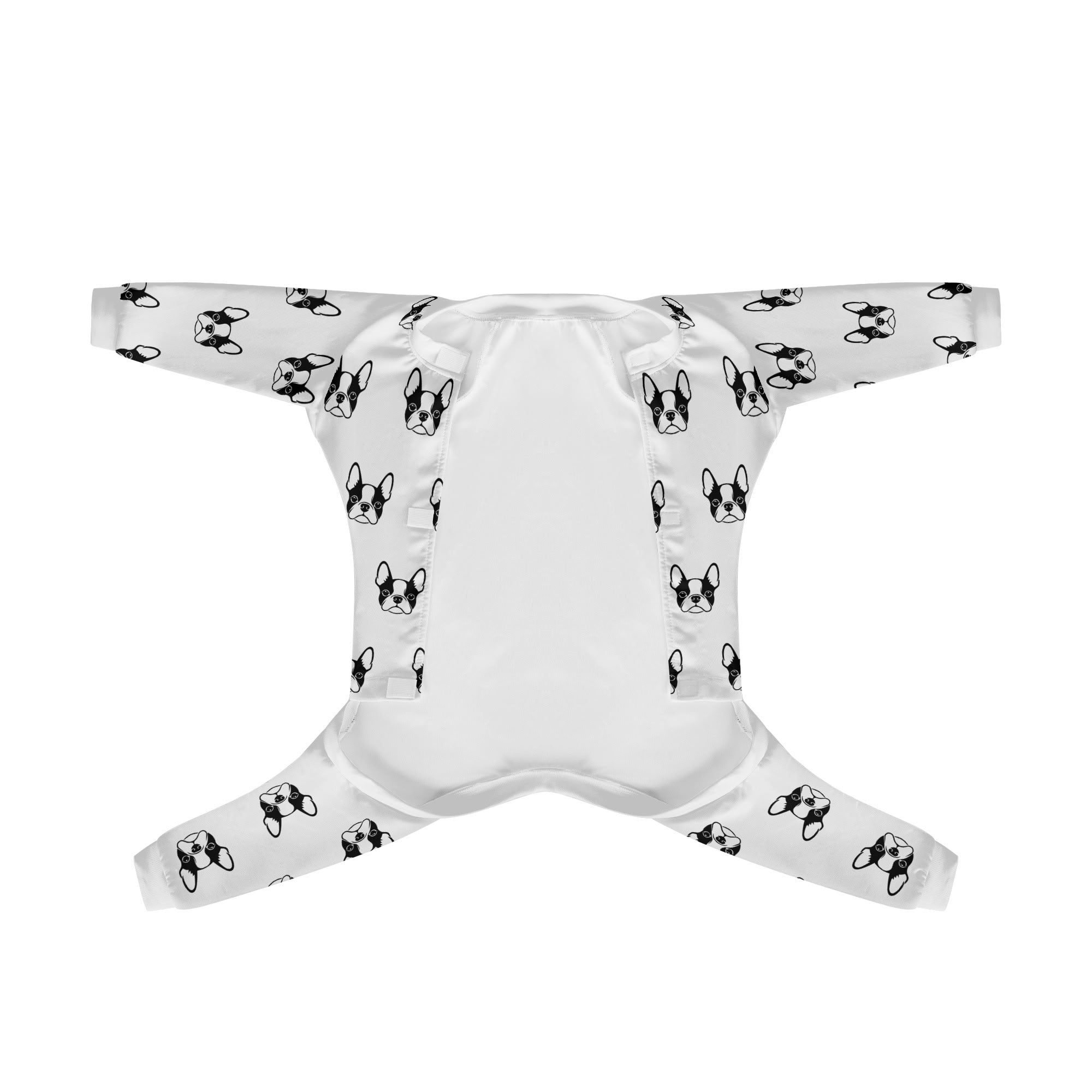 Boston Terrier Dog Faces Dog Pajama - Ultra-Soft and Stretch