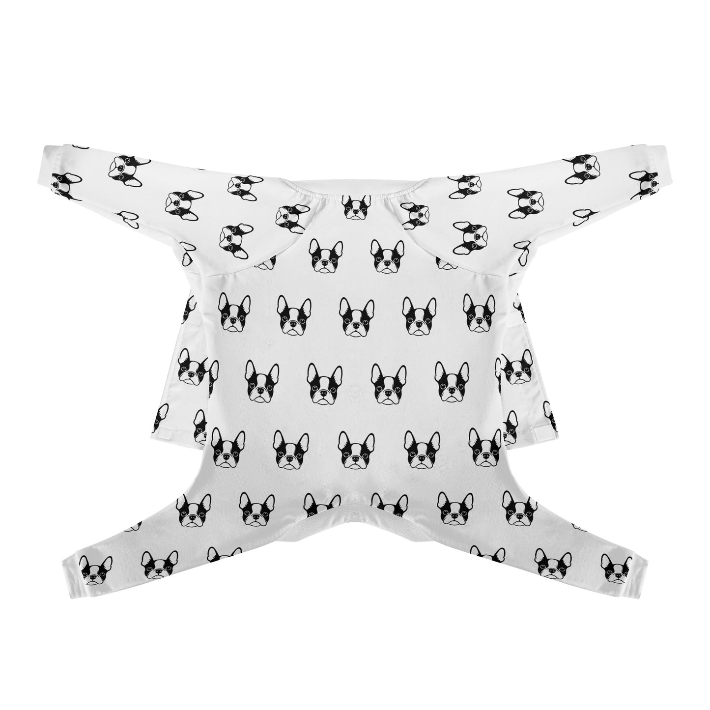 Boston Terrier Dog Faces Dog Pajama - Ultra-Soft and Stretch