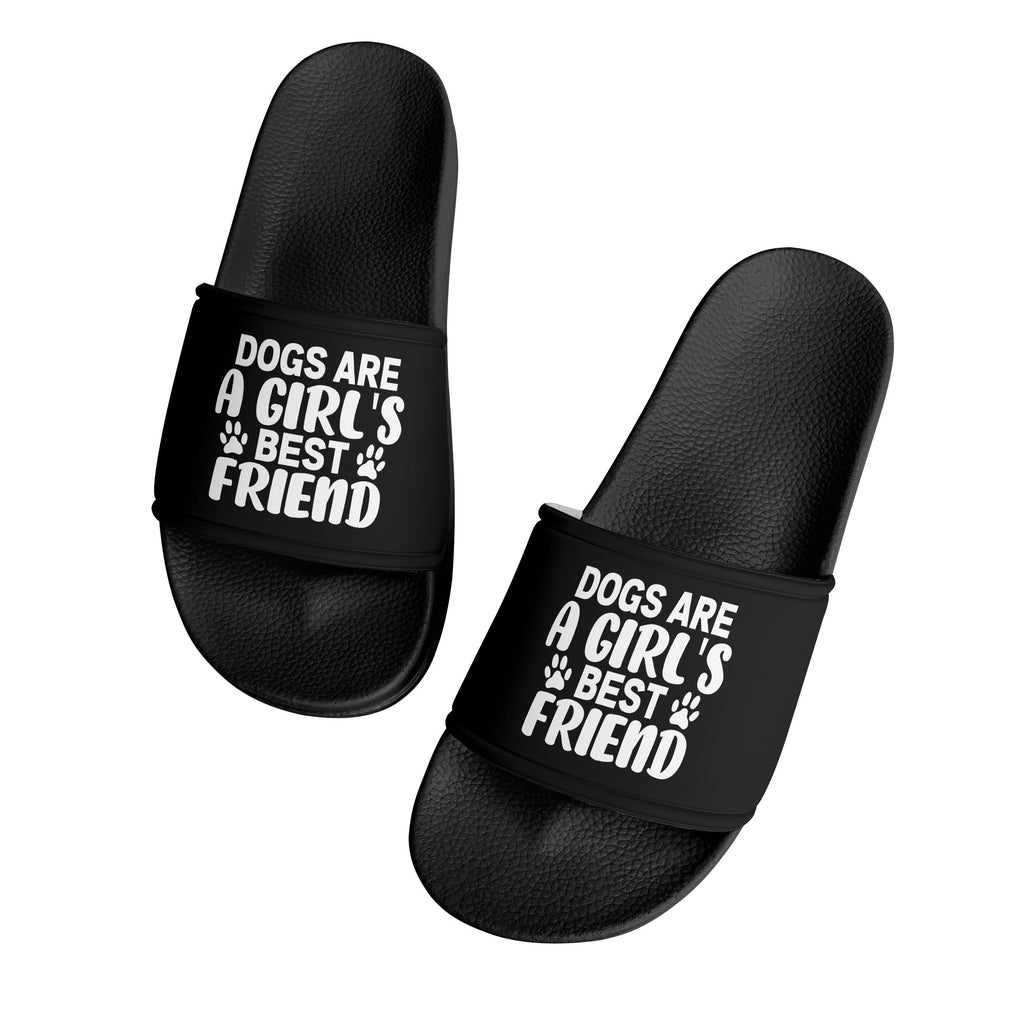 Dogs Are A Girls Best Friend Womens PVC Slides