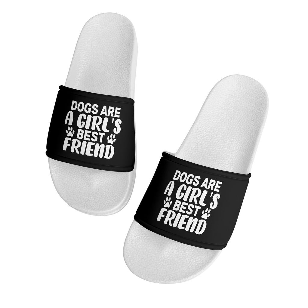 Dogs Are A Girls Best Friend Womens PVC Slides