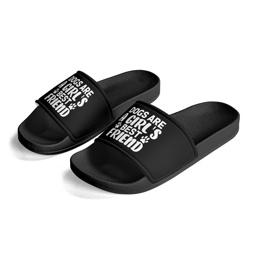 Dogs Are A Girls Best Friend Womens PVC Slides