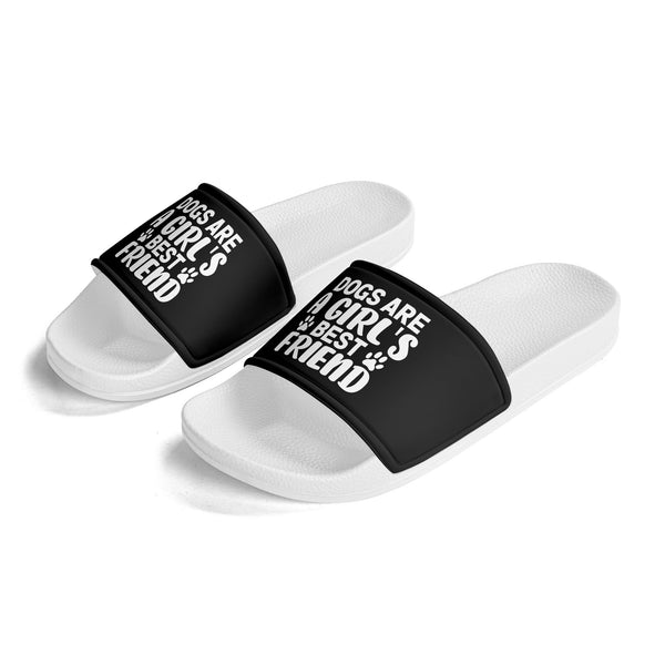 Dogs Are A Girls Best Friend Womens PVC Slides