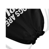 Dogs Are A Girls Best Friend Drawstring Bag