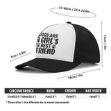 Dogs Are A Girls Best Friend Baseball Cap