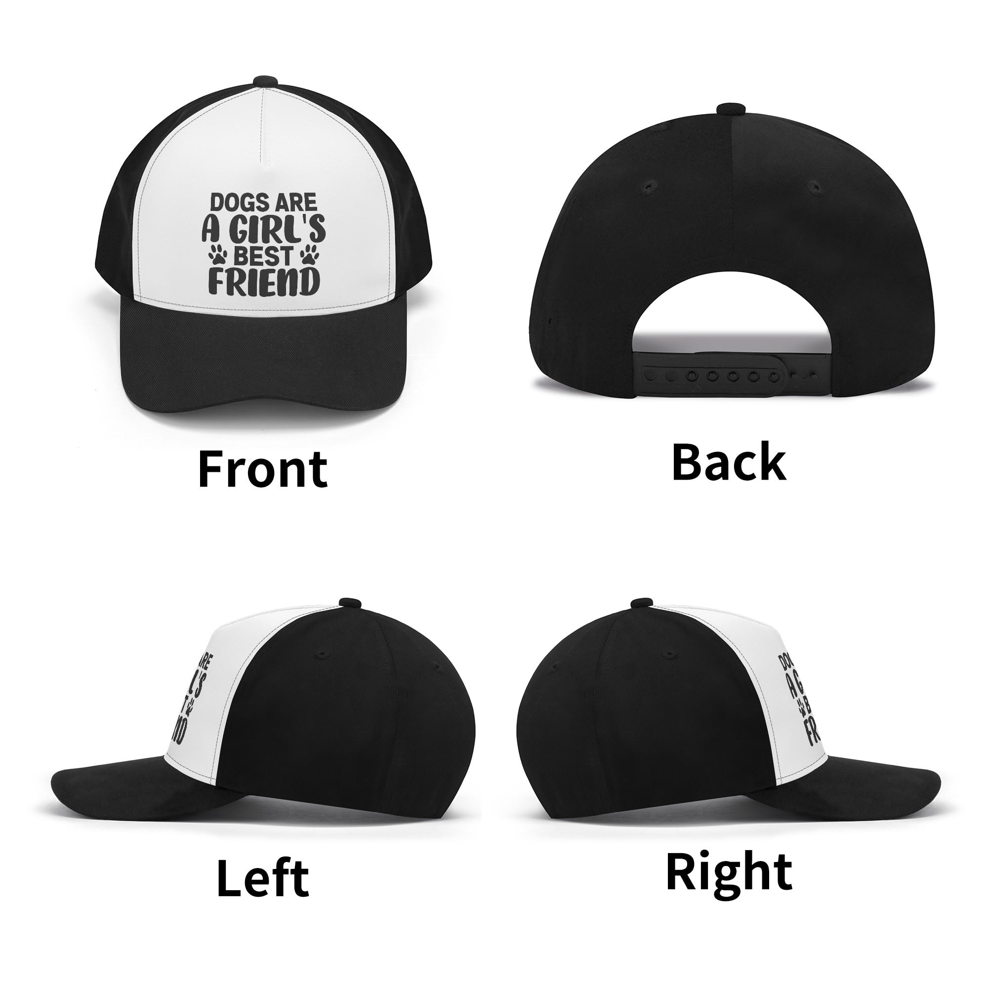 Dogs Are A Girls Best Friend Baseball Cap