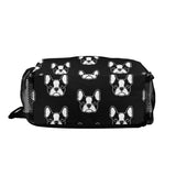 Bostie Faces Chest Crossbody Bag with Adjustable Strap